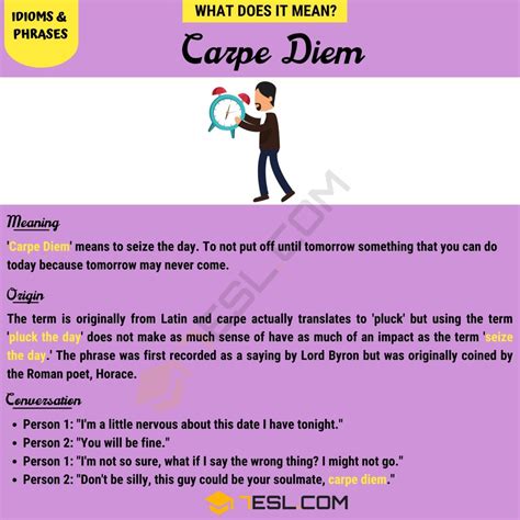 definition of carpe diem|carpe diem exclamation .